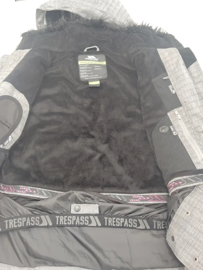 Blouson femme de ski gris marque trespass taille M - photo numéro 10