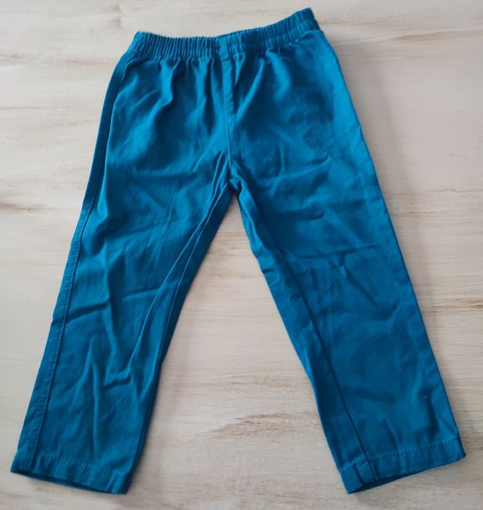 pantalon bleu canard - photo numéro 2