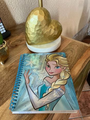 Disneyland cahier livre la reine des neiges