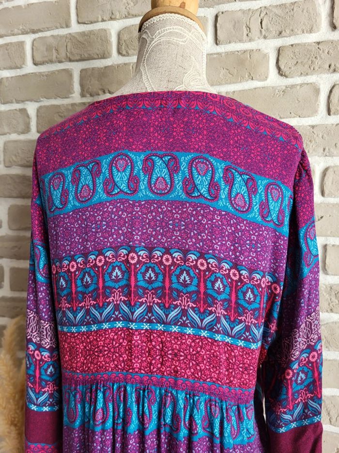 Robe imprimée ethnique Hippie chic- Coline - photo numéro 15
