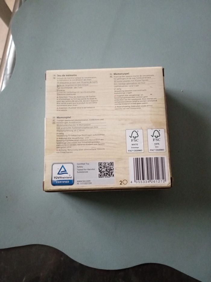 Jeux de mémoire neuf - photo numéro 2