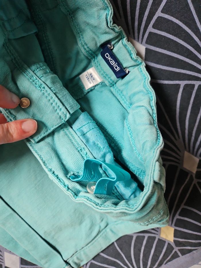 Short turquoise 8 ans okaidi - photo numéro 2