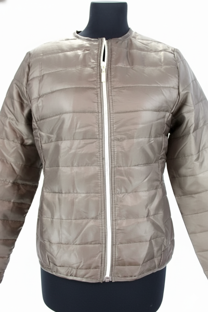 Veste Matelassée Légère marron - Taille L - photo numéro 3