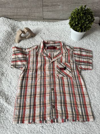 Chemise manche courte garçon