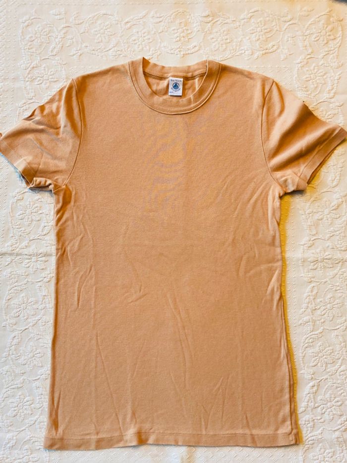 Teeshirt beige / camel Petit Bateau 14 ans