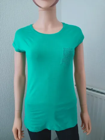 T shirt vert lagon Undiz S H*18