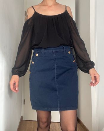 Jupe en jean brut Cache Cache T38-M