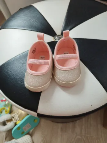 Chaussures rose et or