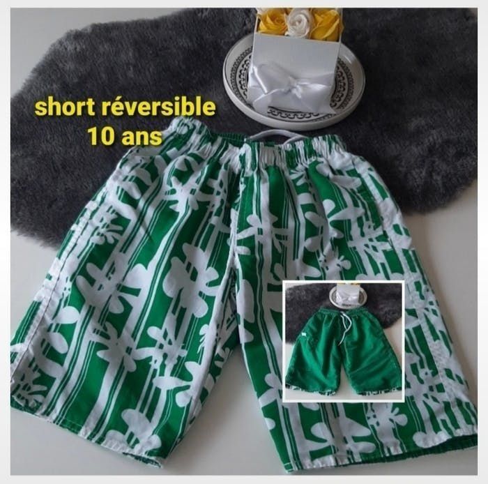 Short réversible 10 ans