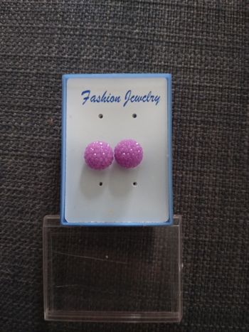 Boucle d'oreilles pailletée neuf