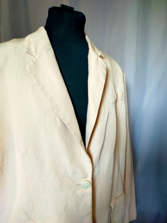 Veste blazer H&M – Taille M – Lin & Viscose - photo numéro 2
