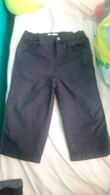 Pantalon leger bleu foncé
