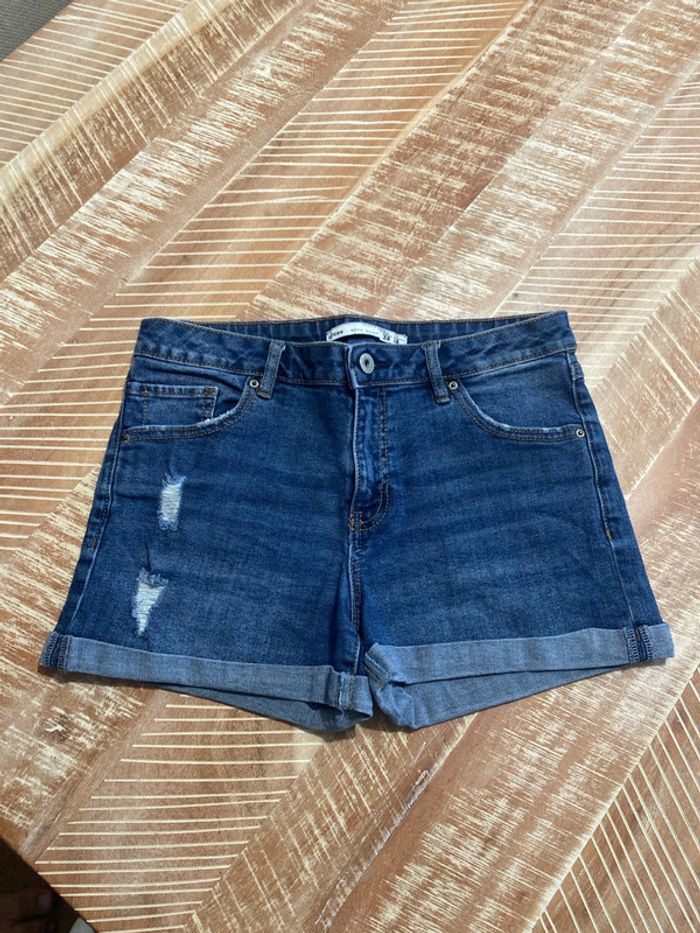 Short en jeans