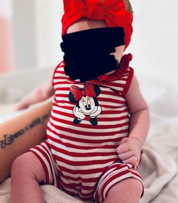Combi short Minnie / Taille 1 mois