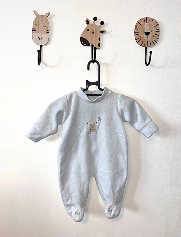 Pyjama en velours taille 0 mois