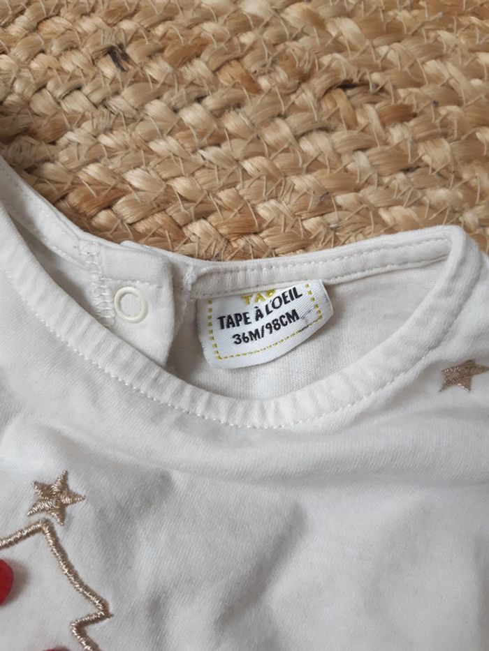 Blouse manches longues Noël TAO 36 mois - photo numéro 5