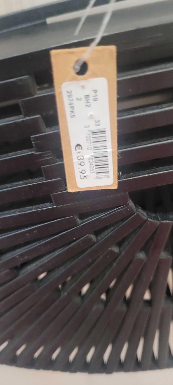 Sac demi lune bambou et macramé Neuf - photo numéro 7