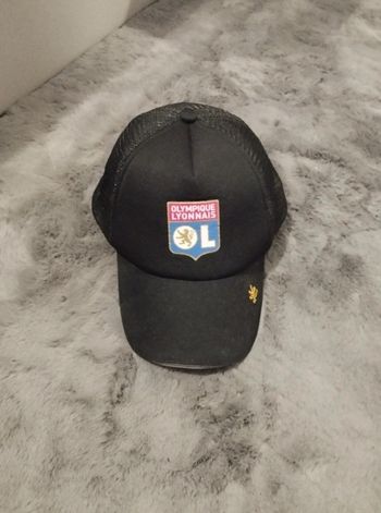 Casquette noir olympique lyonnais ol officiel neuve
