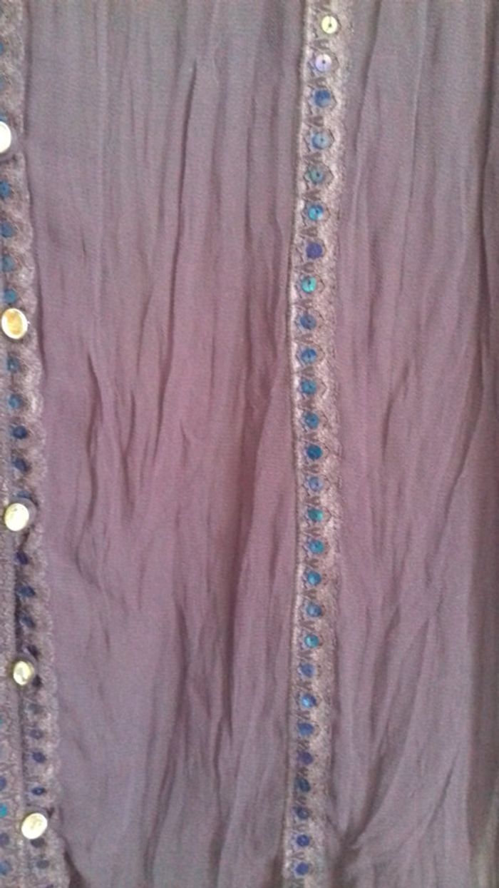 Tunique violette transparente - photo numéro 2