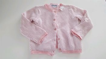 Gilet rose 2 ans
