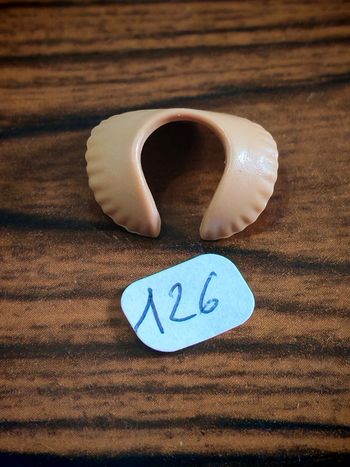 Playmobil médiéval 1900 col marron