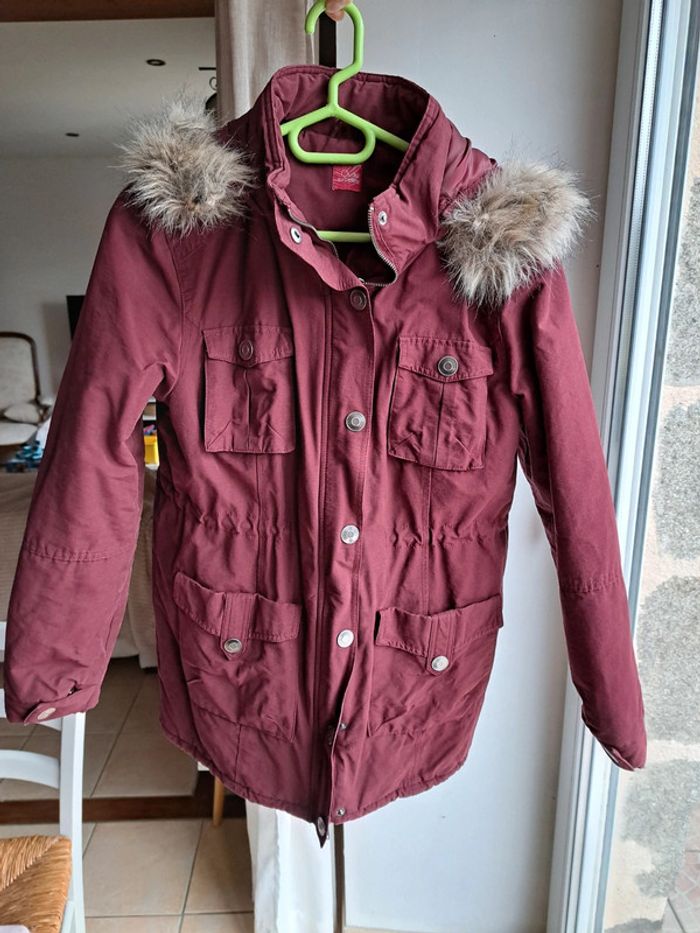 Manteau bordeaux