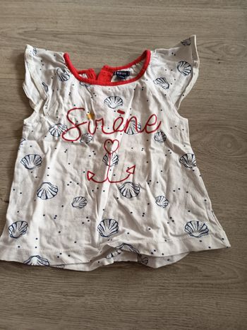 Tee shirt manche courte 3 ans