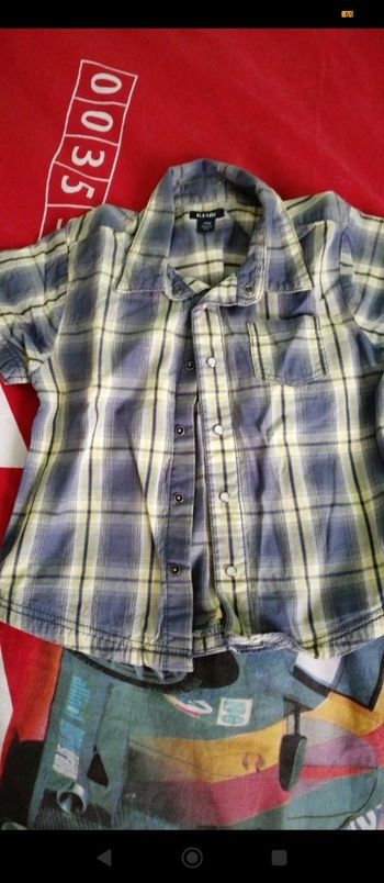 Chemise manches courtes kiabi