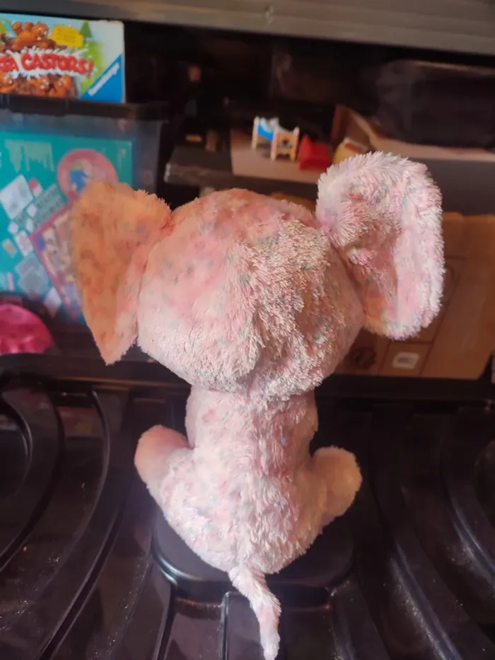 Peluche gros yeux éléphant - photo numéro 4