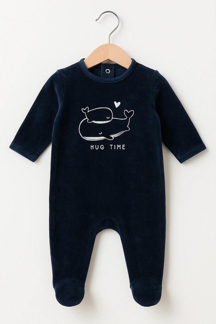 Pyjama bébé velours Kiabi Taille 1 mois