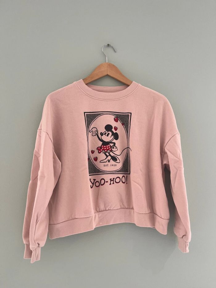 Sweat-shirt Minnie rose