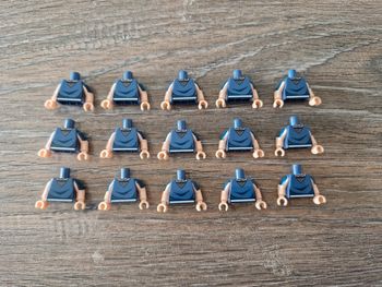 Lot de torses type lego pour personnages Naruto , ninja , Star wars comprend 15 pièces