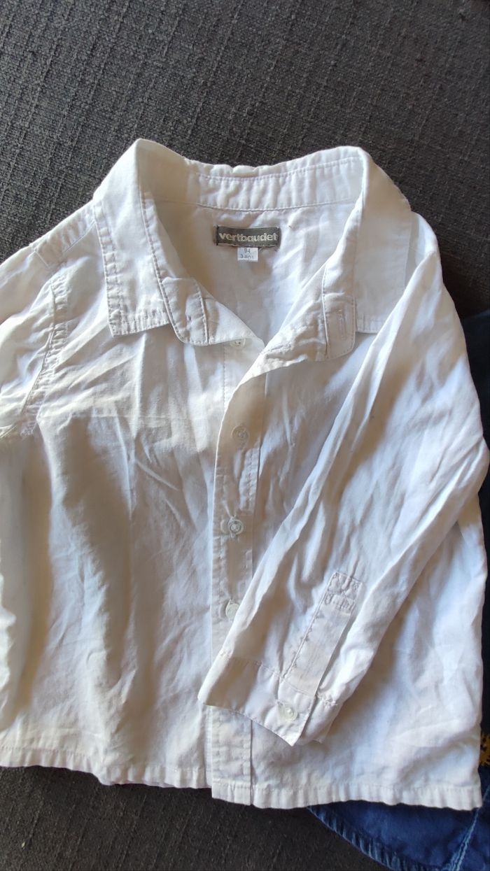 Lot chemises garçon Vertbaudet/du pareil au même - photo numéro 6