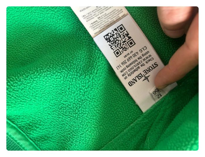 Coupe vent junior Stone Island taille xs vert pomme - photo numéro 8