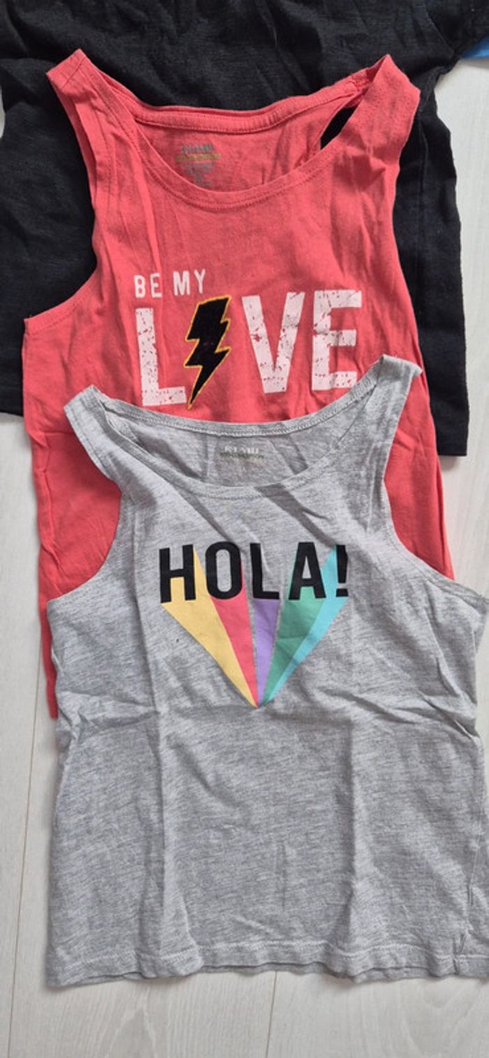 Lot de t-shirts été fille 8 ans - photo numéro 4