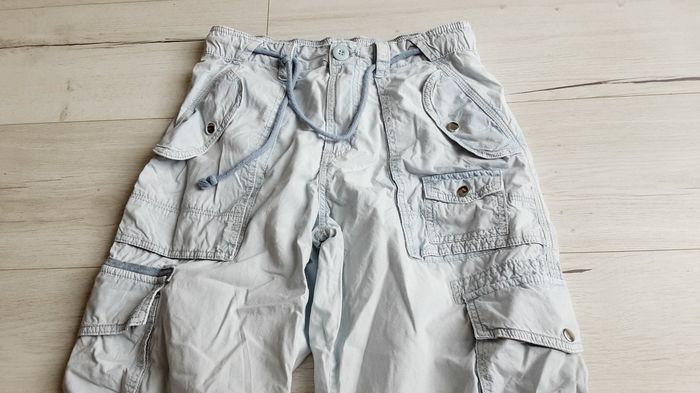 Vêtement femme pantalon large bleu clair Bershka XS - photo numéro 2