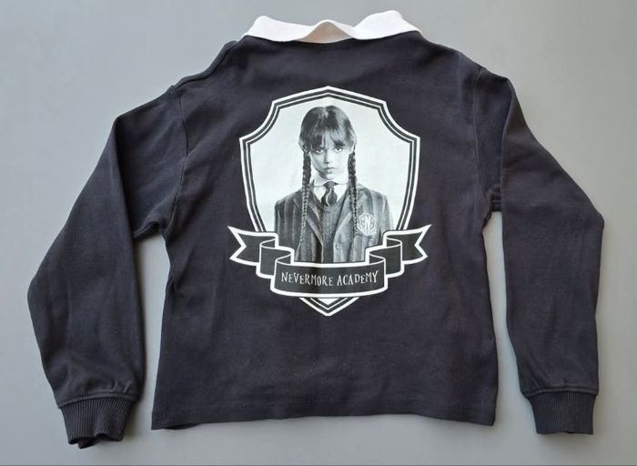 Tee-shirt polo ML 8-9 ans fille zara wednesday - photo numéro 5