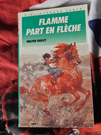 Livre flamme part en flèche