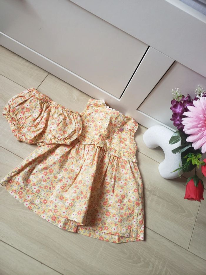 Robe + culotte 🎀 Sergent Major 9 mois 7€