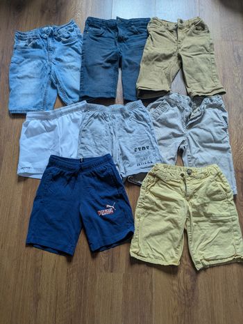 Lot de shorts 8 ans 