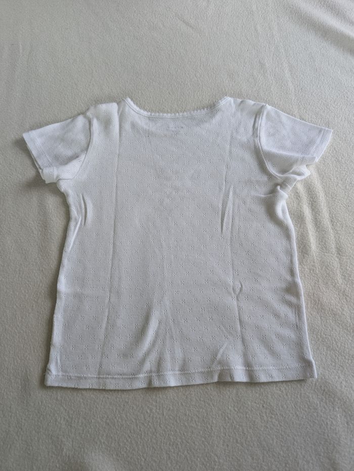 Lot de 2  Tshirts MC sous pull gris et blanc - 4/5A - Kiabi - photo numéro 6