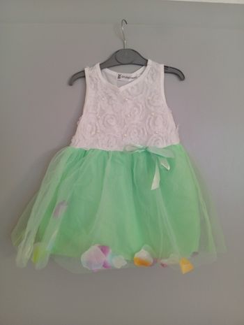Robe menthe 8/9mois