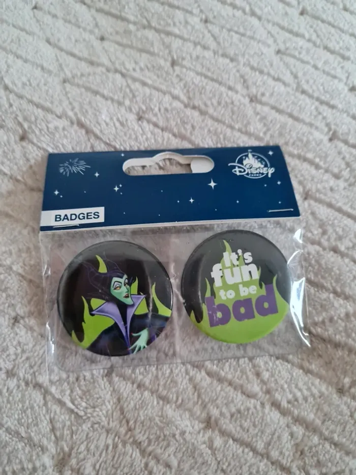 Badges maléfique Disney