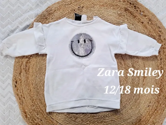 Robe zara smiley taille 12/18 mois