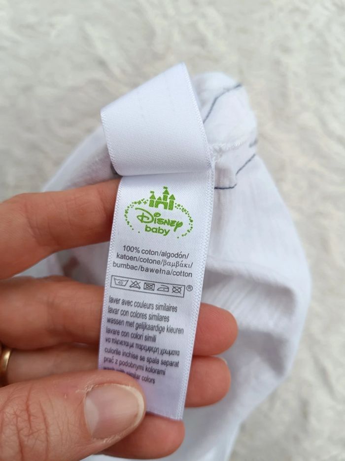 Tee shirt chemise manches longues Garçon 6 mois Mickey ready to play Disney Baby 100% coton - photo numéro 6