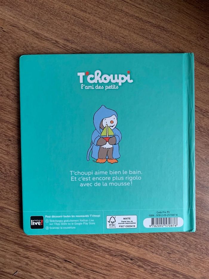 T'choupi prend son bain - Thierry Courtin - Nathan - photo numéro 2
