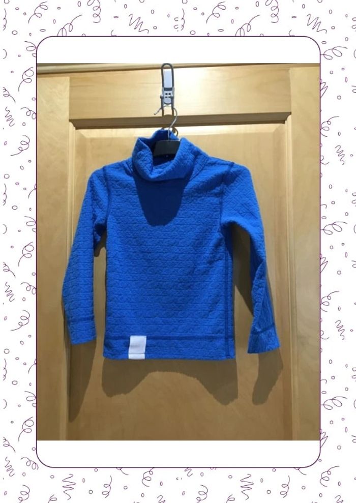 T-shirt col roulé bleu wedze - photo numéro 4