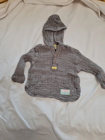 Chemise à capuche 24 mois Kid Kanai