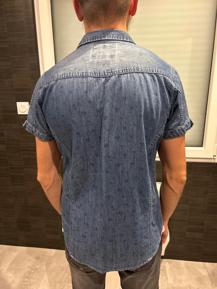 Chemise en jeans homme taille S - photo numéro 3