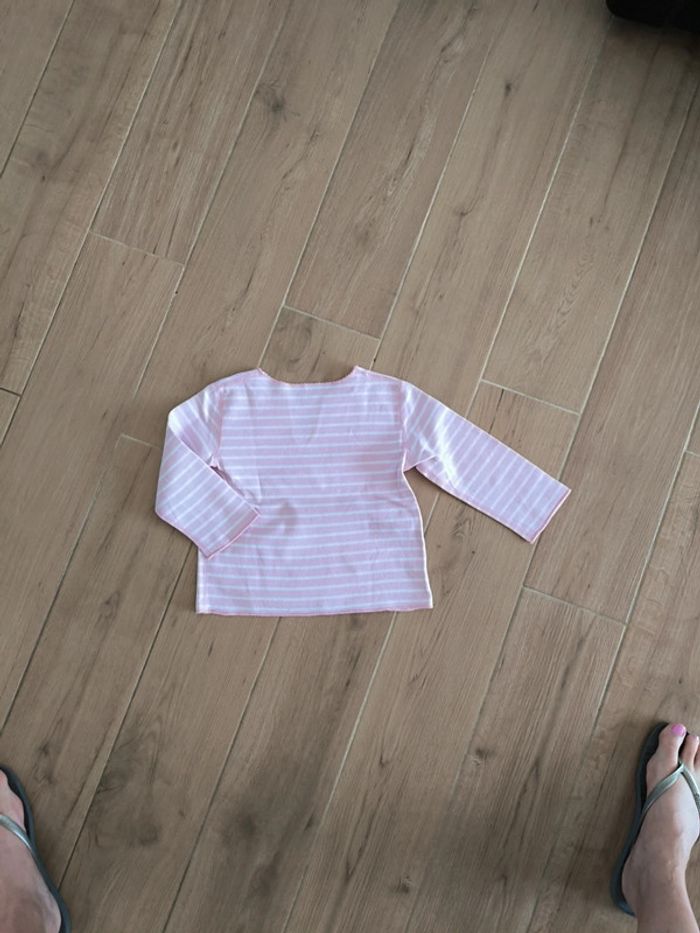 T-shirt manches longues petit bateau - photo numéro 4